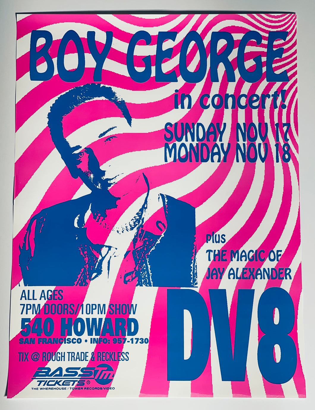 Boy George Club DV8 San Francisco